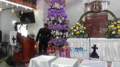 Polres Pematangsiantar Bersama Gegana Sterilisasi Gereja Jelang Malam Tahun Baru 2025