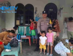 Bhabinkamtibmas Kelurahan Simarimbun Ajak Warga Rutin Bawa Anak ke Posyandu