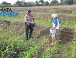 Bhabinkamtibmas Kelurahan Simarimbun Sambangi Warga, Dukung Ketahanan Pangan