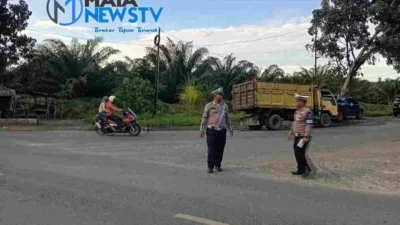 Satlantas Polres Batubara Gencarkan Pengaturan Lalu Lintas
