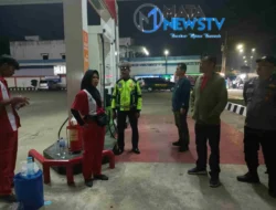 Polsek Kotapinang Gelar Patroli Blue Light, Antisipasi Geng Motor dan Kriminalitas