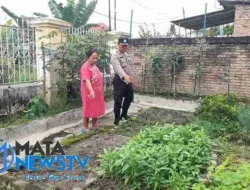 Manfaatkan lahan Kosong, Bhabinkamtibmas Polseķ Siantar Marihat Sambangi Warga Binaan