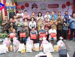 Jelang Imlek 2576 Kongzili :  Kapolres Pematangsiantar Hadiri Pemberian Bantuan kepada Keluarga Kurang Mampu