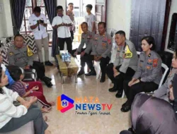 Kapolres Pematangsiahtar Jenguk 2 (Dua) Personil yang Sakit