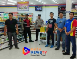 Polsek Medang Deras Gelar Patroli Malam, Pastikan Situasi Kamtibmas Aman