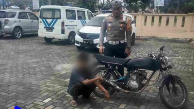 Sat Lantas Polres Simalungun Gelar Operasi Penindakan Knalpot Brong