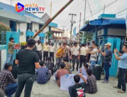Aksi Unjuk Rasa IMORI dan AMR Tuntut Tanggung Jawab PLN UP3 Binjai atas Insiden Tiang Listrik