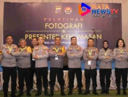 Humas Polres Sergai Mengikuti Kegiatan Pelatihan Presenter Dan Peliputan Kehumasan