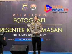 Sihumas Polres Pematangsiantar Ikuti Pelatihan Fotografi Presenter Kehumasan Jajaran Polda Sumut