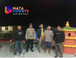 Patroli Malam Polsek Medang Deras Pastikan Situasi Aman dan Kondusif