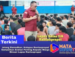 Jelang Ramadhan, Kalapas Rantauprapat Sampaikan Arahan Penting Kepada Warga Binaan Lapas Rantauprapat