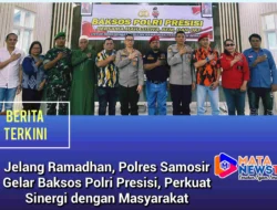 Jelang Ramadhan, Polres Samosir Gelar Baksos Polri Presisi, Perkuat Sinergi dengan Masyarakat