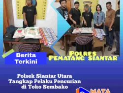 Polsek Siantar Utara Tangkap Pelaku Pencurian di Toko Sembako