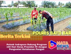 Polsek Indrapura Dukung Program 100 Hari Kerja Presiden RI dengan Penguatan Ketahanan Pangan