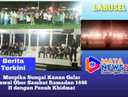 Muspika Sungai Kanan Gelar Pawai Obor Sambut Ramadan 1446 H dengan Penuh Khidma