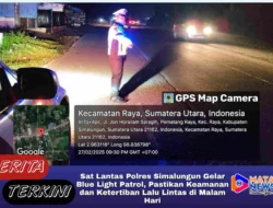 Sat Lantas Polres Simalungun Gelar Blue Light Patrol, Pastikan Keamanan dan Ketertiban Lalu Lintas di Malam Hari