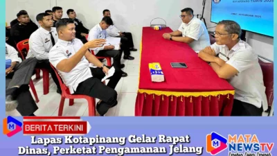 Lapas Kotapinang Gelar Rapat Dinas, Perketat Pengamanan Jelang Ramadhan