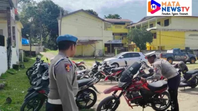 Polres Samosir Libatkan Seluruh Satuan Fungsi dalam Pengamanan Ibadah Minggu Gereja