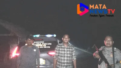 Polsek Lima Puluh Gelar Patroli Malam, Jaga Kamtibmas dan Cegah Kriminalitas