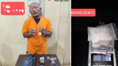Satres Narkoba Polres Langkat Amankan Pengedar Sabu di Tanjung Pura