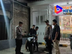 Polsek Medang Deras Gelar Apel Malam Antisipasi Kejahatan Jalanan