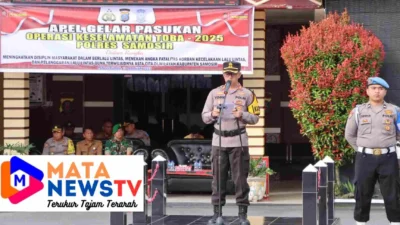 Polres Samosir Kerahkan 63 Personel dalam Operasi Keselamatan Toba 2025, Fokus Tekan Angka Kecelakaan