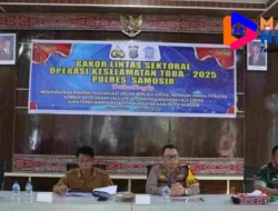 Forkopimda Samosir Gelar Rapat Koordinasi Operasi Keselamatan Toba 2025, Fokus pada Kesadaran Berlalu Lintas