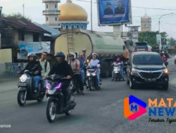 Sat Lantas Polres Batubara Gelar Strong Point Pos Padat Pagi, Wujudkan Kamseltibcarlantas Kondusif