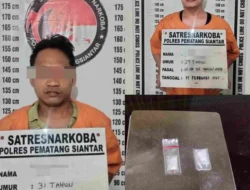 Polres Pematangsiantar Tangkap Dua Pria Asal Simalungun, Diduga Edarkan Sabu di Jalan Sumber Jaya