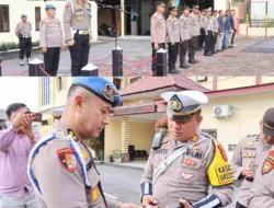 Subbid Provos Polda Sumut Gelar Gaktiblin di Polres Samosir, Disiplinkan Personel