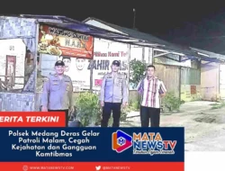 Polsek Medang Deras Gelar Patroli Malam, Antisipasi Kejahatan dan Gangguan Kamtibmas