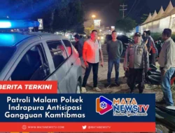 Polsek Indrapura Gelar Patroli Malam Antisipasi Gangguan Kamtibmas di Wilayah Batu Bara
