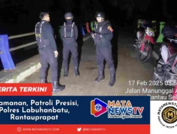 Patroli Presisi Sat Samapta Polres Labuhanbatu Tingkatkan Keamanan Kota Rantauprapat