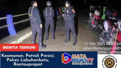 Patroli Presisi Sat Samapta Polres Labuhanbatu Tingkatkan Keamanan Kota Rantauprapat