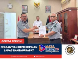 Khairul Bahri Siregar Resmi Jabat Kalapas Rantauprapat, Gantikan Batara Hutasoit