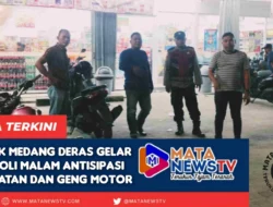 Polsek Medang Deras Gelar Patroli Malam Antisipasi Keja