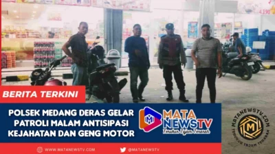 Polsek Medang Deras Gelar Patroli Malam Antisipasi Keja