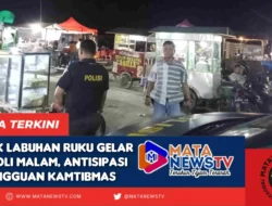 Polsek Labuhan Ruku Gelar Patroli Malam, Pastikan Keamanan di Tanjung Tiram Aman dan Kondusif