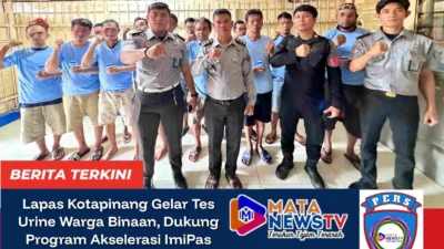 Lapas Kotapinang Gelar Tes Urine Warga Binaan, Komitmen Wujudkan Lingkungan Bebas Narkoba