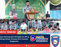Lapas Rantauprapat Peringati Isra Mi’raj, Warga Binaan Antusias Ikuti Tausiyah Keagamaan
