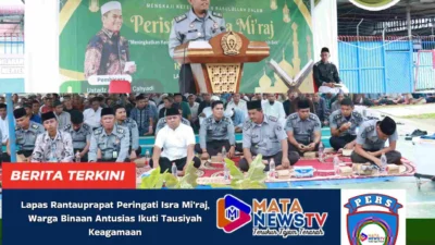 Lapas Rantauprapat Peringati Isra Mi’raj, Warga Binaan Antusias Ikuti Tausiyah Keagamaan