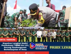 Kapolres Langkat Hadiri Pembukaan TMMD Ke-123, Dorong Pembangunan Berkelanjutan di Desa