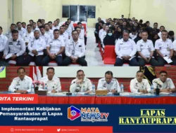 Kalapas Rantauprapat Pimpin Rapat Perdana, Tegaskan Implementasi Astacita Presiden, 13 Akselerasi Menteri Imipas, dan 21 Perintah Harian Ditjenpas