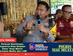 Perkuat Kemitraan, Kapolres Nias Selatan Gelar ‘Kopi Manis’ Bersama Media dan LSM