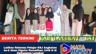 Latihan Relawan Pelajar KSJ Angkatan ke-2 Akan Digelar Ramadhan 1446 H di Kabupaten Langkat