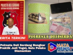 Polresta Deli Serdang Bongkar Praktik Judi Togel, Satu Pelaku Diamankan