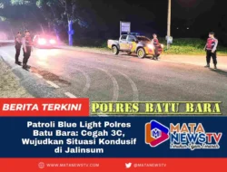 Patroli Blue Light Polres Batu Bara: Cegah 3C, Wujudkan Situasi Kondusif di Jalinsum