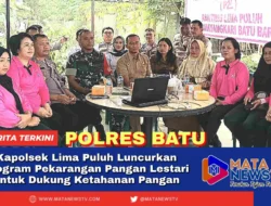 Kapolsek Lima Puluh Luncurkan Program Pekarangan Pangan Lestari untuk Dukung Ketahanan Pangan