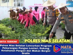 Polres Nias Selatan Luncurkan Program Pekarangan Pangan Lestari, Dukung Ketahanan Pangan dan Makan Bergizi Gratis