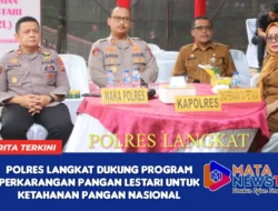 Polres Langkat Dukung Program Perkarangan Pangan Lestari untuk Ketahanan Pangan Nasional